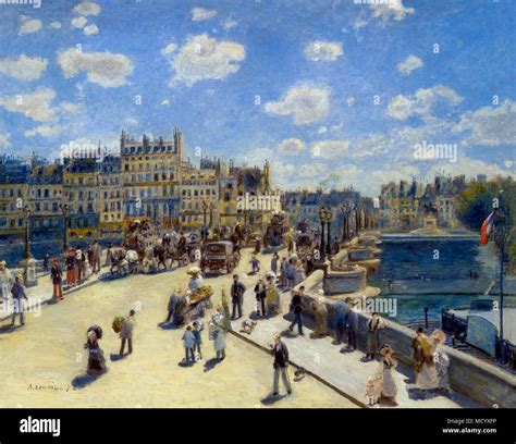 pont neuf paris pierre auguste renoir biography