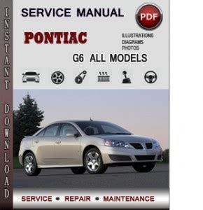 Read Online Pontiac G6 Repair Guide 