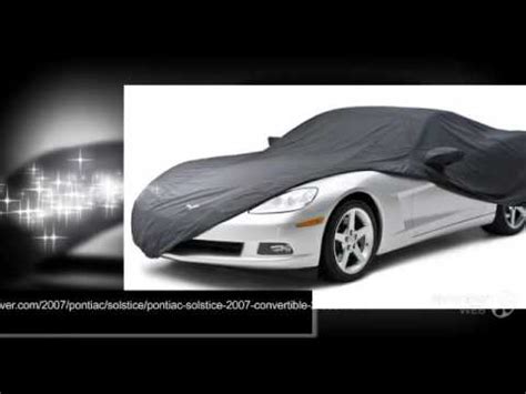 Uncover the Ultimate Shield: Pontiac Solstice Car Cover for Unrivaled Protection