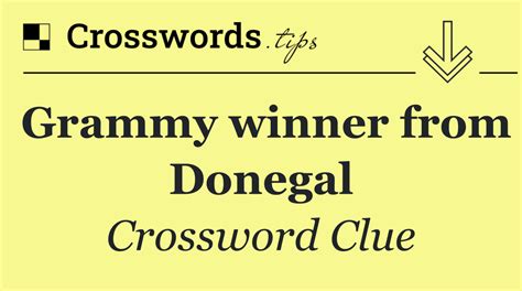 pop singer from donegal Crossword Clue Wordplays.com