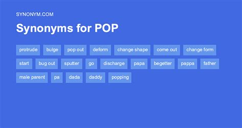 pop synonym