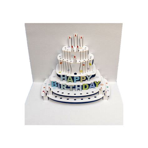 Pop Up Card Cake Pattern