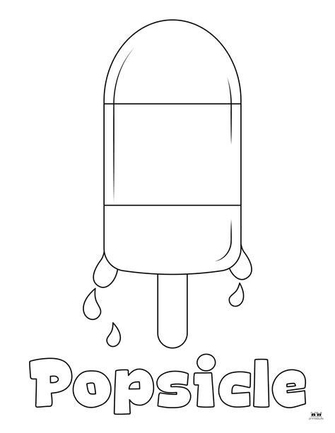 popsicle coloring sheet
