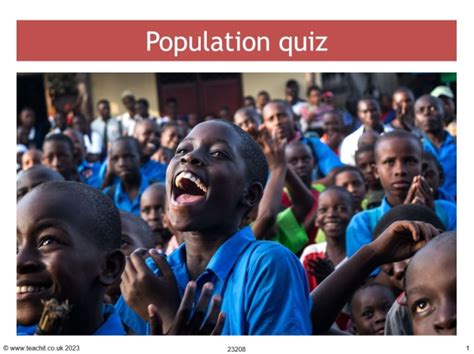 Population Quiz Demography Quiz Ks3 Geography Teachit Population Worksheet Answers - Population Worksheet Answers