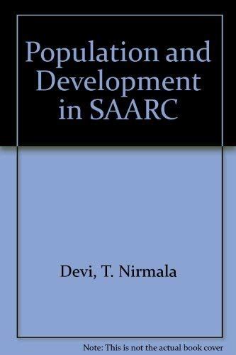 Full Download Population And Development In Saarc 