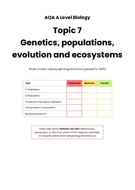 Populations Genetics And Speciation Answer Key