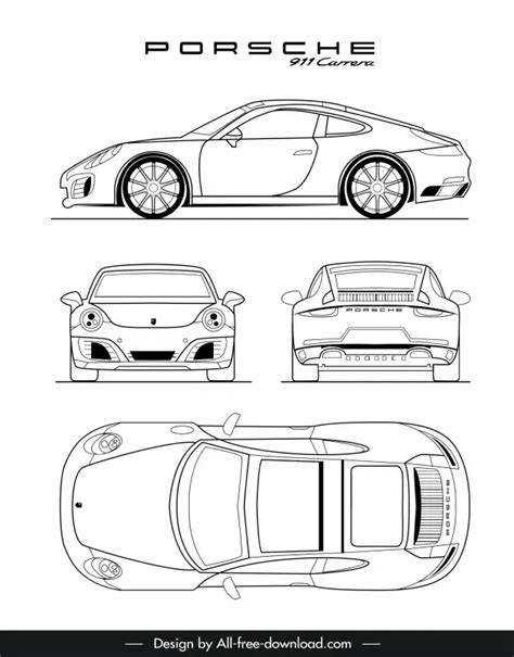 Porsche 911 Template