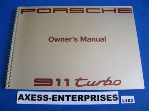 Full Download Porsche 964 Owners Manual 