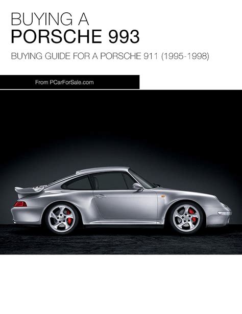 Read Online Porsche 993 Buyer Guide 