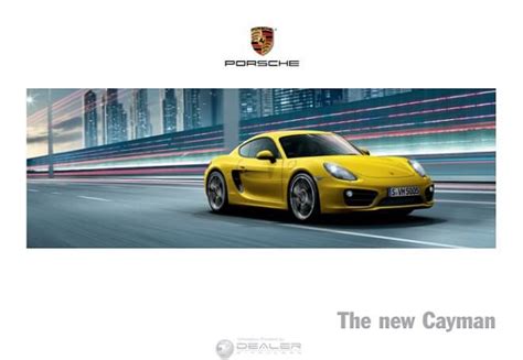 Download Porsche Cayman User Guide 