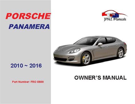 Download Porsche Panamera Hybrid Owners Manual 
