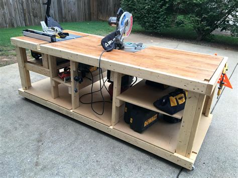 Portable Woodworking Table