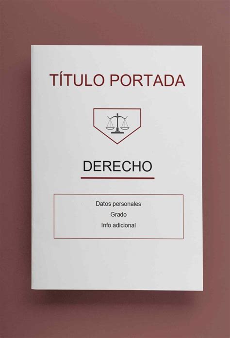 Portadas De Derecho