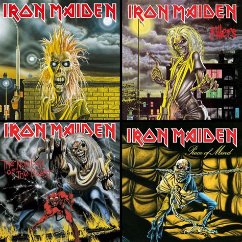 Portadas de discos icónicas de Iron Maiden: un viaje visual a través del heavy metal
