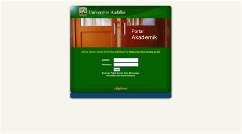 portal akademik unand