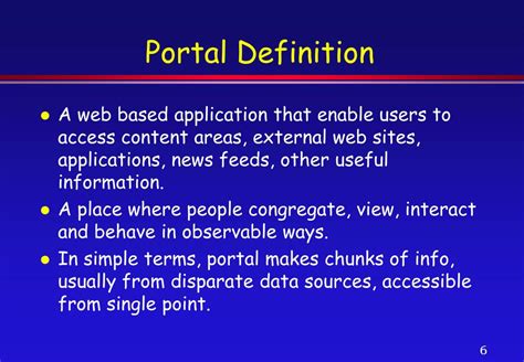 portal definition