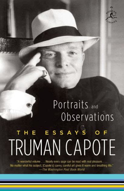 Full Download Portraits And Observations The Essays Of Truman Capote 