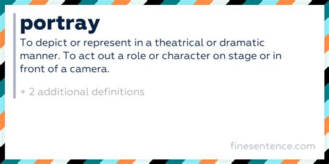 Portray Synonym