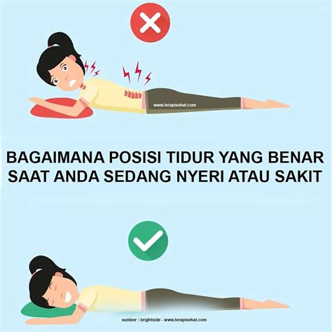 posisi tidur untuk mengurangi nyeri haid