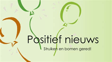 positief nieuws