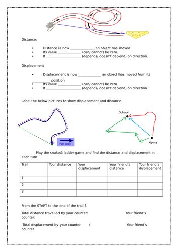 Position Distance And Displacement Worksheet Answers   Distance And Displacement Worksheet - Position Distance And Displacement Worksheet Answers
