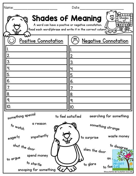 Positive And Negative Connotation Worksheets Kiddy Math Positive And Negative Connotation Worksheet - Positive And Negative Connotation Worksheet