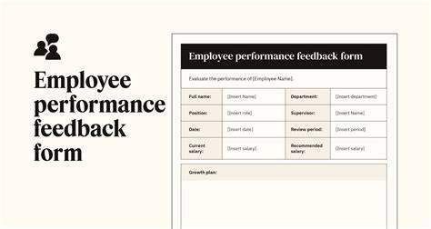 positive feedback for employee form sample
