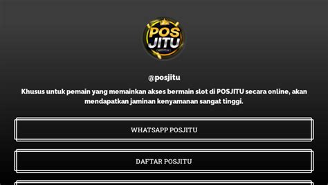 POSJITU RTP - Posjitu - Bandar Togel Terbesar & Terpercaya