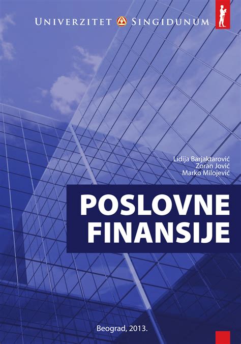 poslovne finansije knjiga pdf