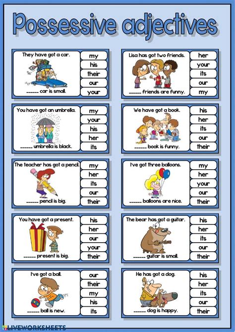Possessive Adjectives Worksheet And Fun Singular Possessive Possessive Nouns Worksheet Middle School - Possessive Nouns Worksheet Middle School
