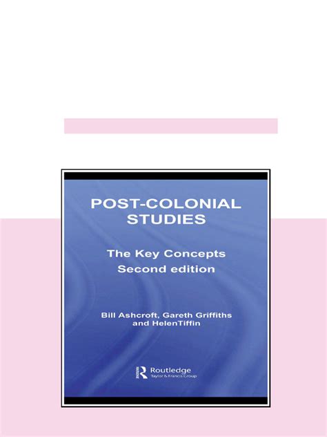 Post Colonial Studies The Key Concepts Silktiesore