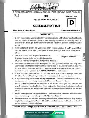 Read Post Office Exam Model Question Paper With Answers 