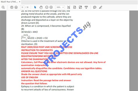 Full Download Post Utme Past Questions And Answers 