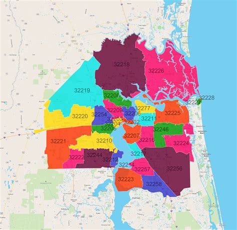 postal code for jacksonville florida