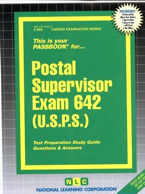 Read Online Postal Supervisor Usps Exam 642 