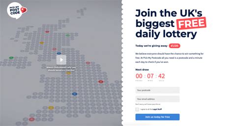postcode free lottery
