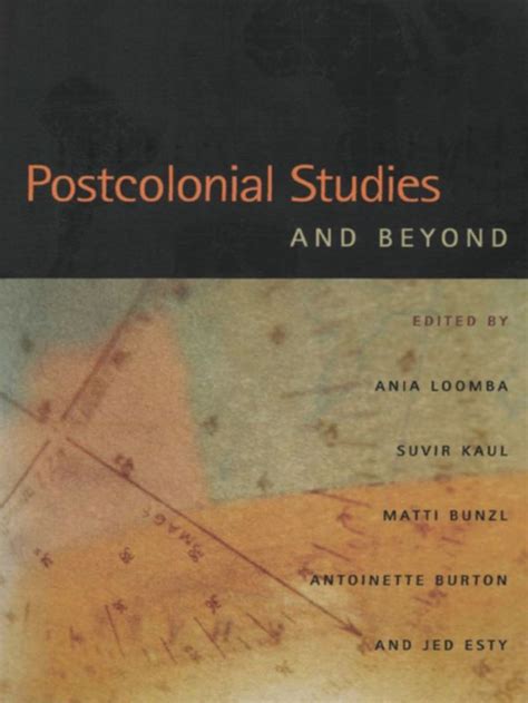 Read Online Postcolonial Studies And Beyond 