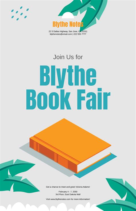 Poster About A Book