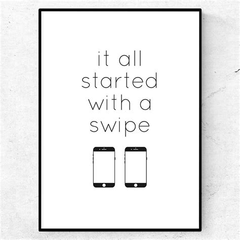 poster it all started with a swipe