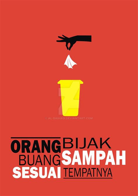 poster kebersihan simple