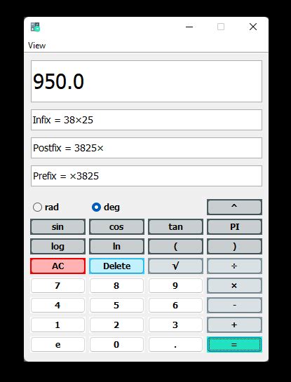 Postfix Expression Calculator