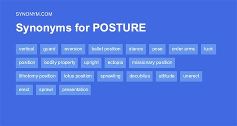Posture Synonym