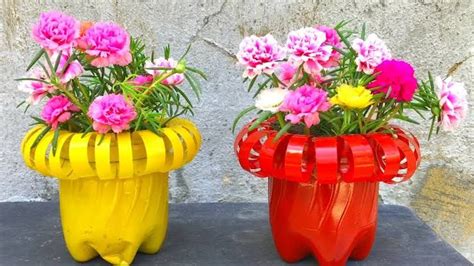 Pot Bunga Dari Botol Bekas   10 Kerajinan Dari Botol Bekas Cara Membuat Dan - Pot Bunga Dari Botol Bekas