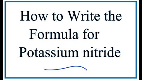 Potassium Nitride