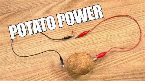 Potato Battery Make Your Own Youtube Science Potato - Science Potato