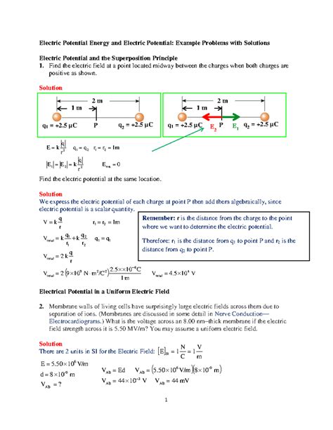 Full Download Potential Energy Problems And Solutions 