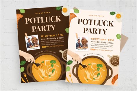 Potluck Flyers Templates