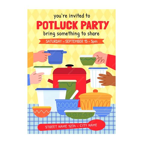 potluck memo at office samples
