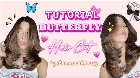 potong rambut butterfly
