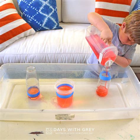 Pour To The Lines Water Play Measurement Fun Water Math Activities For Preschoolers - Water Math Activities For Preschoolers